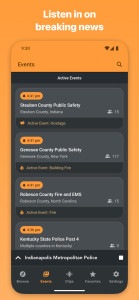 اسکرین شات 5 برنامه Scanner Radio - Police Scanner
