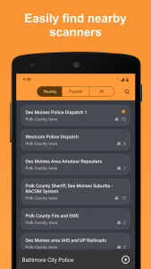 اسکرین شات 3 برنامه Scanner Radio - Police Scanner