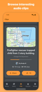 اسکرین شات 2 برنامه Scanner Radio - Police Scanner