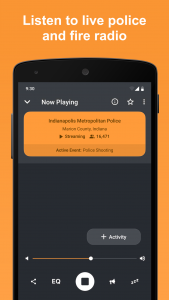 اسکرین شات 1 برنامه Scanner Radio - Police Scanner