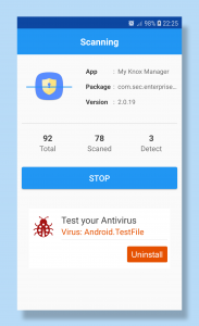 اسکرین شات برنامه 1 Antivirus: one Click to Scan 5