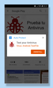 اسکرین شات برنامه 1 Antivirus: one Click to Scan 4