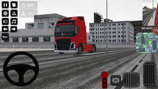 اسکرین شات بازی Truck Simulator Snow Roads 2