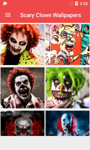 اسکرین شات برنامه Scary Clown Wallpaper 1