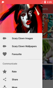 اسکرین شات 5 برنامه Scary Clown Wallpaper