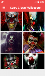 اسکرین شات برنامه Scary Clown Wallpaper 3