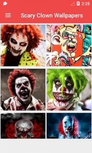 اسکرین شات 1 برنامه Scary Clown Wallpaper