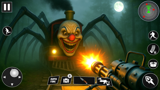 اسکرین شات 5 بازی Horror Spider Train Escape