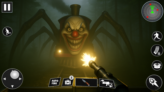 اسکرین شات 2 بازی Horror Spider Train Escape