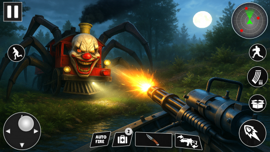 اسکرین شات 1 بازی Horror Spider Train Escape
