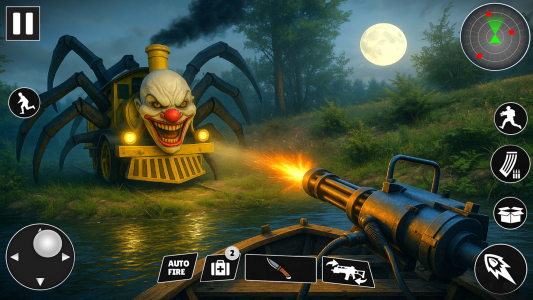 اسکرین شات 4 بازی Horror Spider Train Escape
