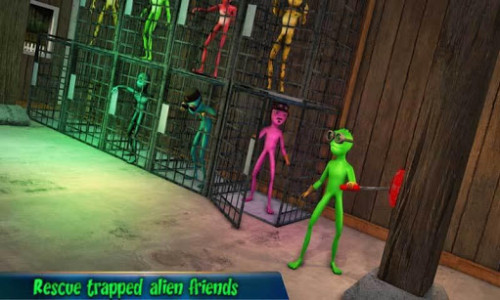 اسکرین شات بازی Grandpa Alien Escape Game 1
