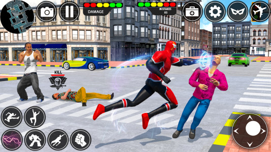 اسکرین شات 3 بازی Rope Hero Spider Hero Man Game