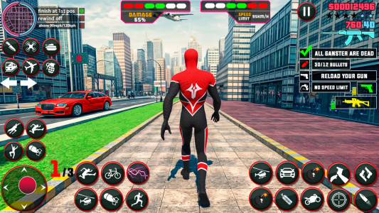 اسکرین شات 7 بازی Rope Hero Spider Hero Man Game