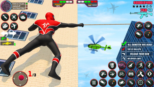 اسکرین شات 6 بازی Rope Hero Spider Hero Man Game