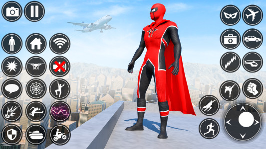 اسکرین شات 2 بازی Rope Hero Spider Hero Man Game