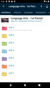 اسکرین شات 4 برنامه Schoology