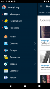 اسکرین شات 3 برنامه Schoology