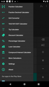 اسکرین شات برنامه EzCalculators 2