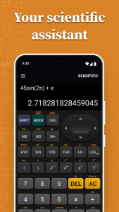 اسکرین شات 2 برنامه Scientific Calculator Advanced