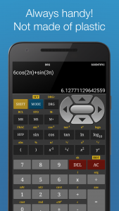 اسکرین شات برنامه Scientific Calculator Advanced 3