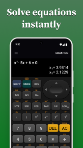 اسکرین شات 4 برنامه Scientific Calculator Advanced