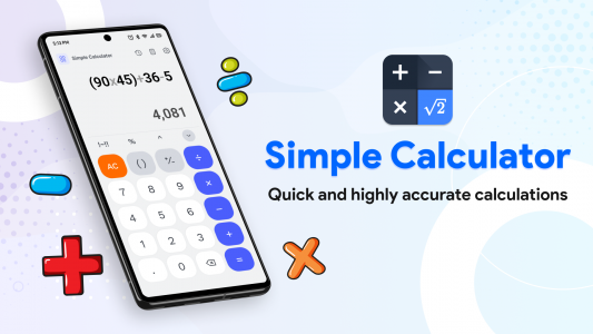اسکرین شات برنامه Simple Calculator Convert Unit 1