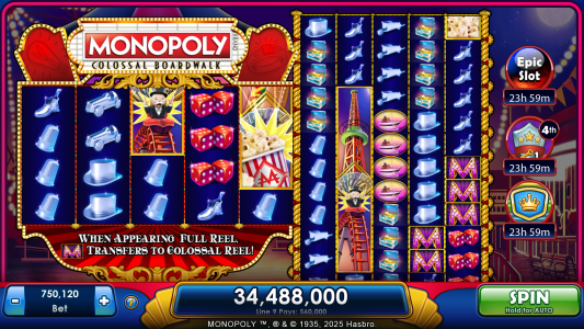 اسکرین شات بازی MONOPOLY Slots - Casino Games 5