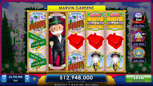 اسکرین شات بازی MONOPOLY Slots - Casino Games 4