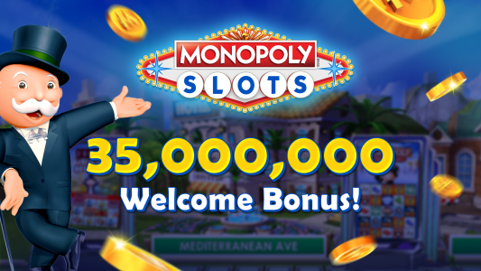 اسکرین شات بازی MONOPOLY Slots - Casino Games 1