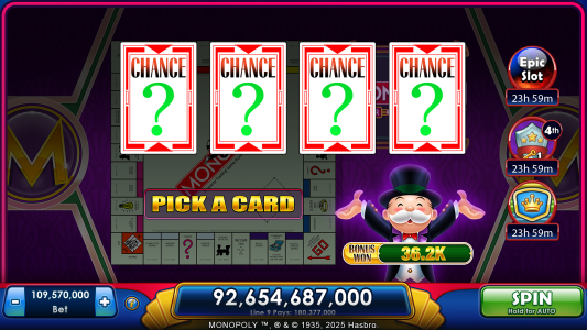 اسکرین شات 7 بازی MONOPOLY Slots - Casino Games