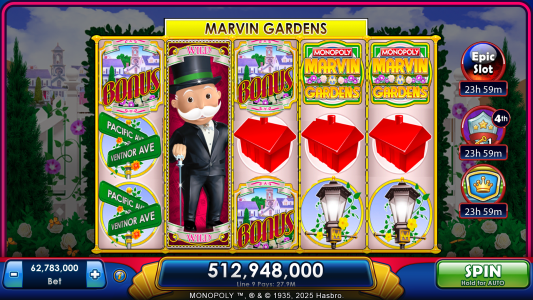 اسکرین شات 5 بازی MONOPOLY Slots - Casino Games