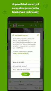 اسکرین شات 4 برنامه Crypviser Secure Messenger