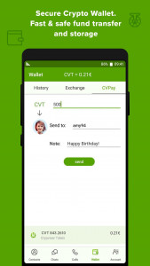 اسکرین شات 1 برنامه Crypviser Secure Messenger