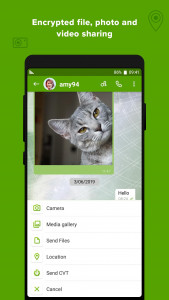 اسکرین شات 3 برنامه Crypviser Secure Messenger