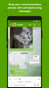 اسکرین شات 2 برنامه Crypviser Secure Messenger
