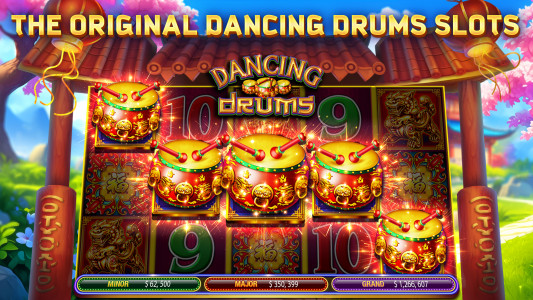 اسکرین شات بازی Dancing Drums Slots Casino 1