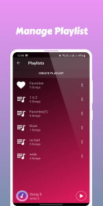 اسکرین شات برنامه Music Player 4