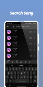 اسکرین شات 8 برنامه Music Player