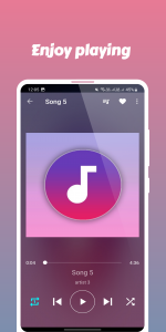 اسکرین شات برنامه Music Player 3