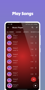 اسکرین شات برنامه Music Player 5