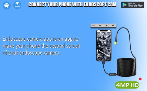 اسکرین شات برنامه Endoscope HD Camera 3