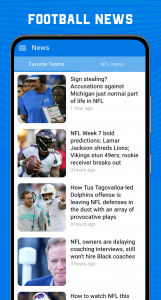 اسکرین شات برنامه Superfan Sports: NFL Football 8