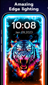 اسکرین شات 5 برنامه Edge Lighting: Border Light