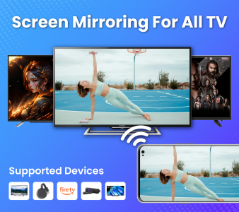 اسکرین شات برنامه Screen Mirroring for all TV 1