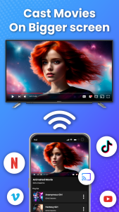 اسکرین شات 2 برنامه Screen Mirroring for all TV