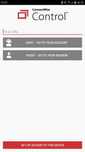 اسکرین شات 1 برنامه ConnectWise ScreenConnect