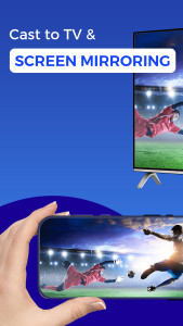 اسکرین شات 1 برنامه Cast to TV - Screen Mirroring