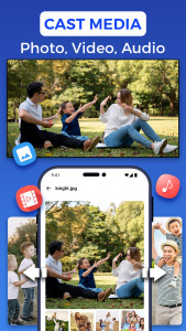 اسکرین شات 3 برنامه Cast to TV - Screen Mirroring