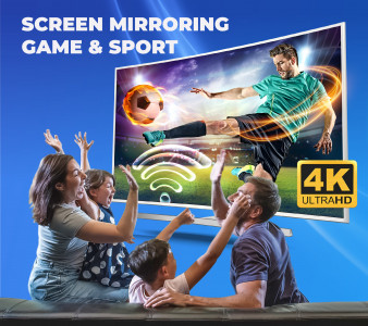 اسکرین شات برنامه Screen Mirroring & Cast To TV 1